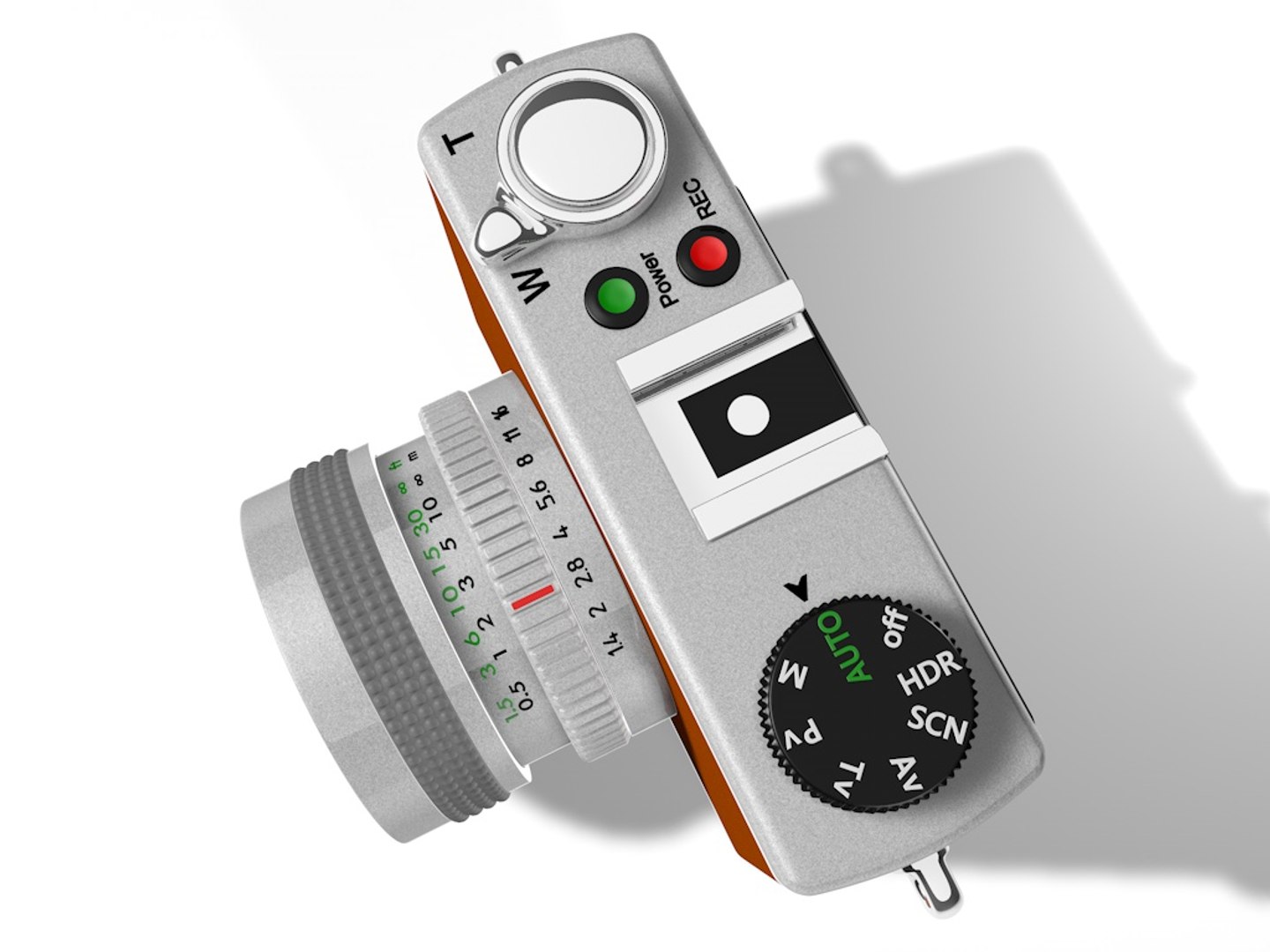 3d retro camera model