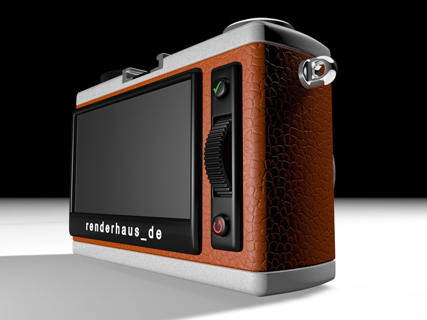 3d retro camera model