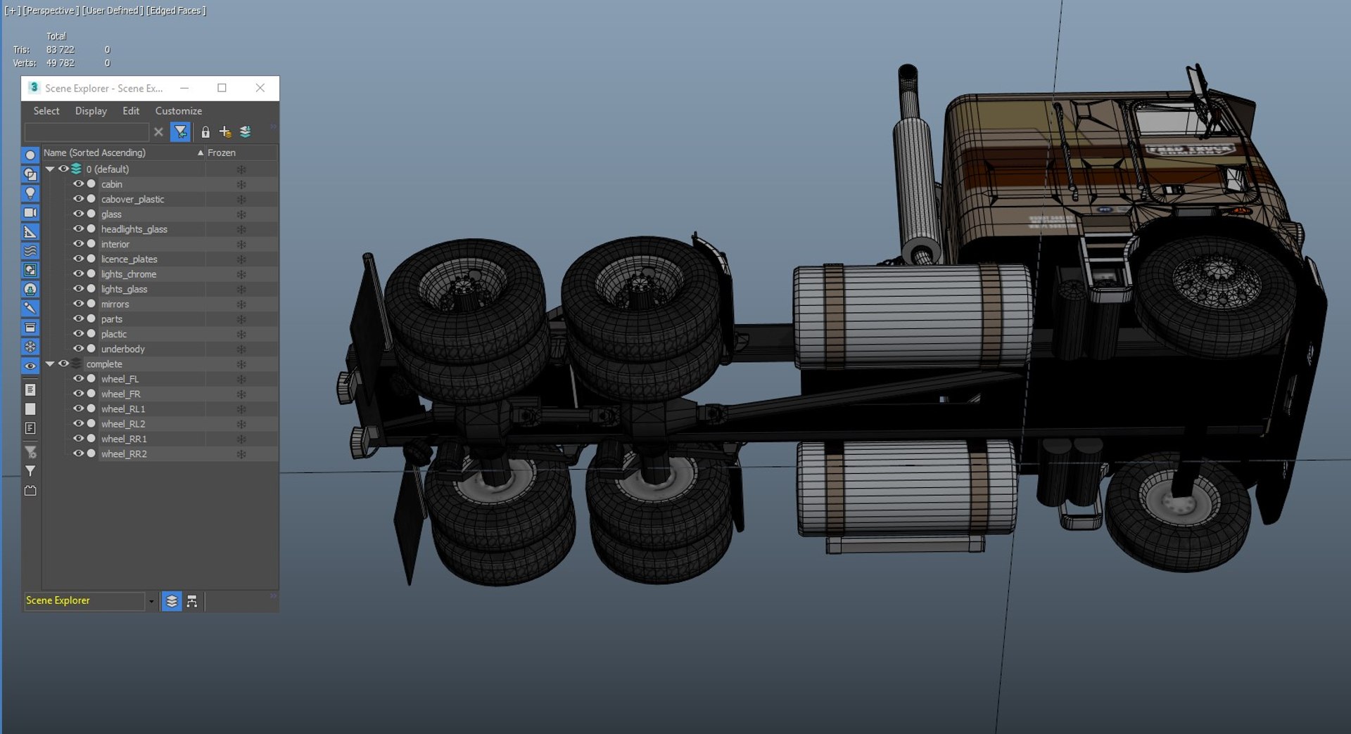 Freightliner FLT 1980 PBR 3D Model - TurboSquid 1997316