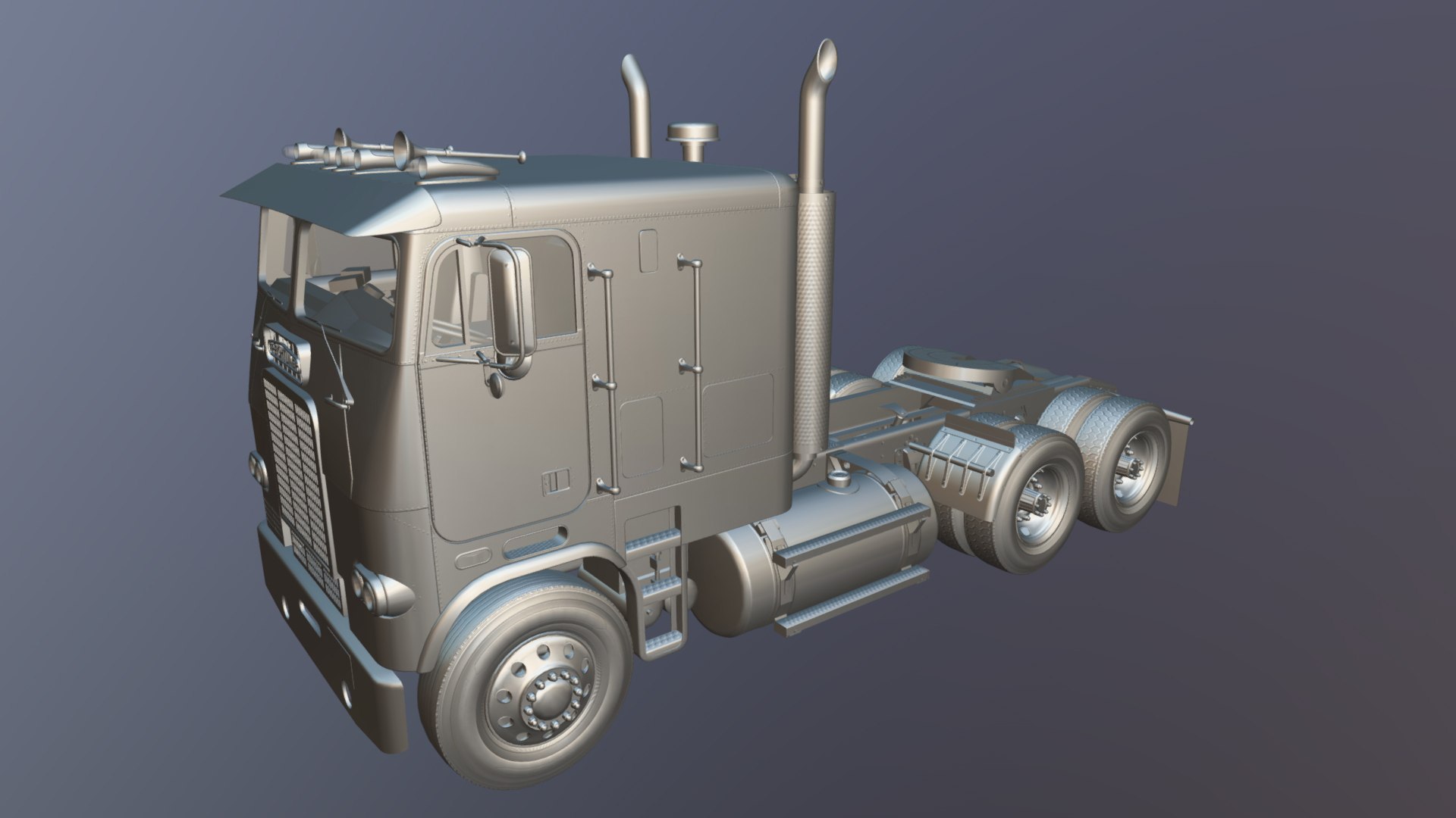 Freightliner FLT 1980 PBR 3D Model - TurboSquid 1997316