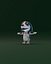 Cartoon Hound Dog Animated 3D Model