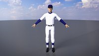 School Baseball Player 0001