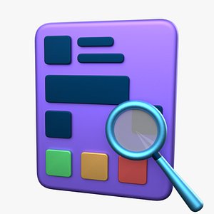 Todo List 3d lowpoly Icon-02