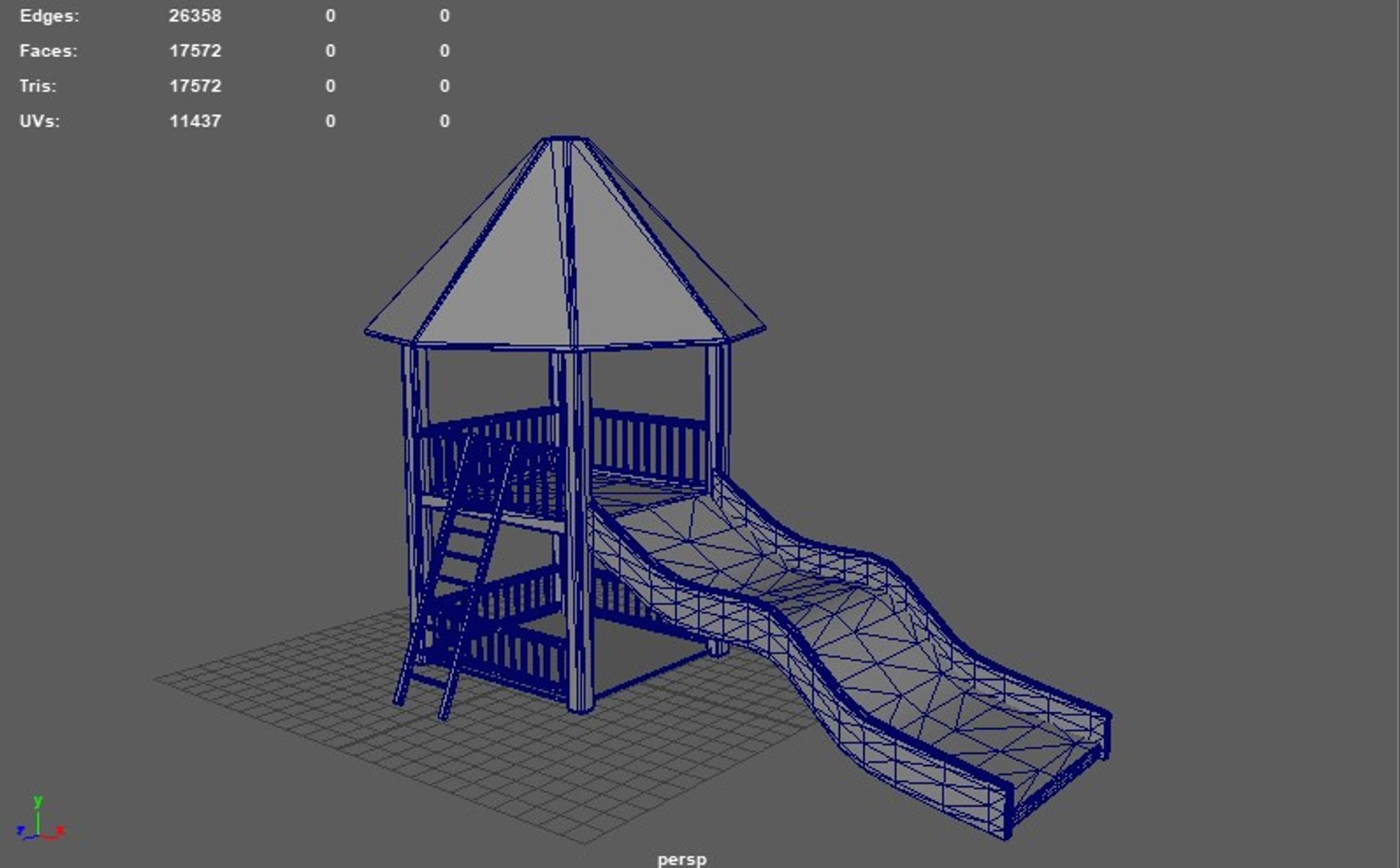 Playground Slide 3D Model 3D Model - TurboSquid 2344225