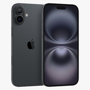 Apple iPhone 16 Plus Black 3D model