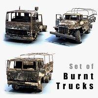 Trucks Burnt Set