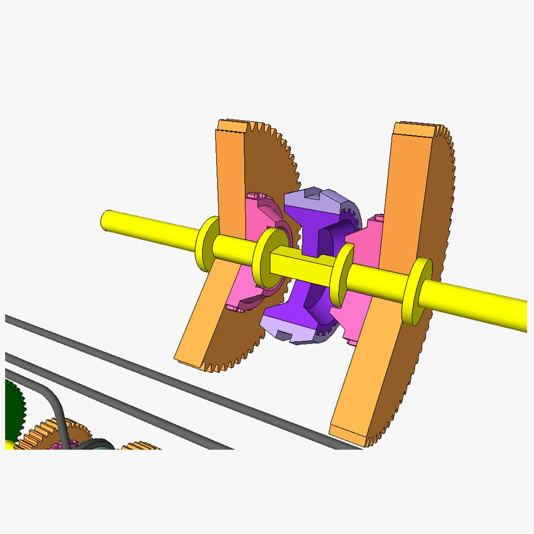 3d Model Standard Gearbox