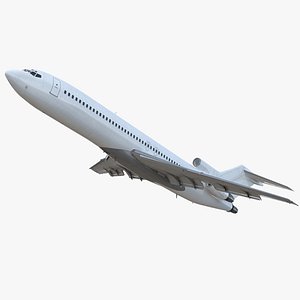 3D boeing 717-200 generic rigged model