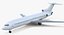 Boeing 727-200 Rigged 3D Model
