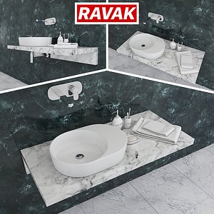 washbasin Ravak Moon 2S