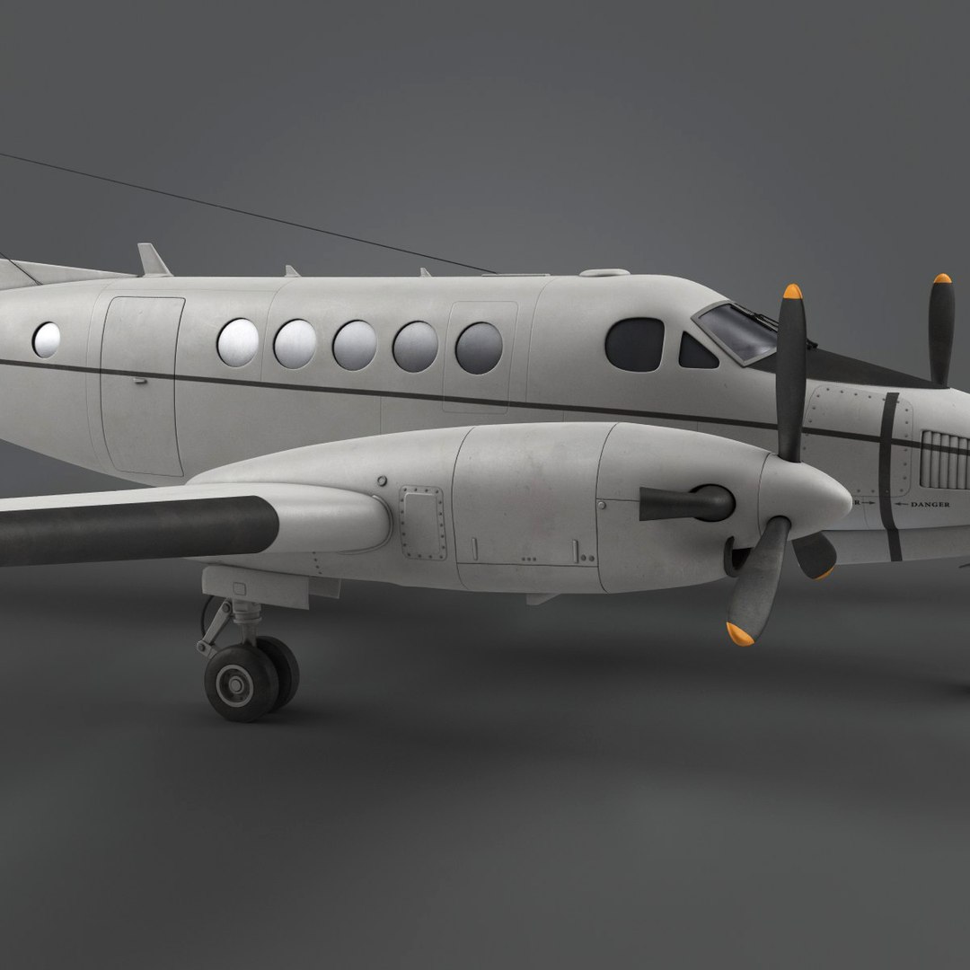 Kit Maquette Avion Beechcraft C-12 Huron - Échelle 1/72 - A&A - 4 Décorations