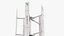 Vertical  Helical Axis Wind Turbine PBR Collection VAWT