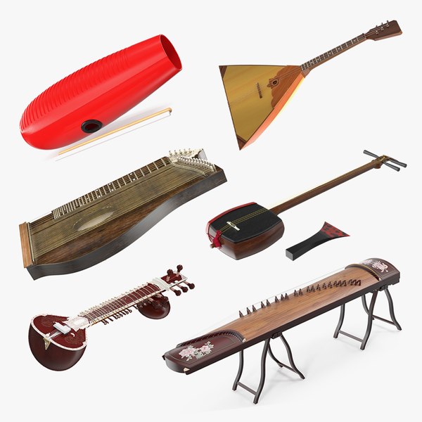 Indian Instruments Collection 3D model - TurboSquid 2132738