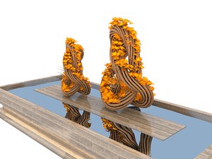 sculpture wreath 3D model
