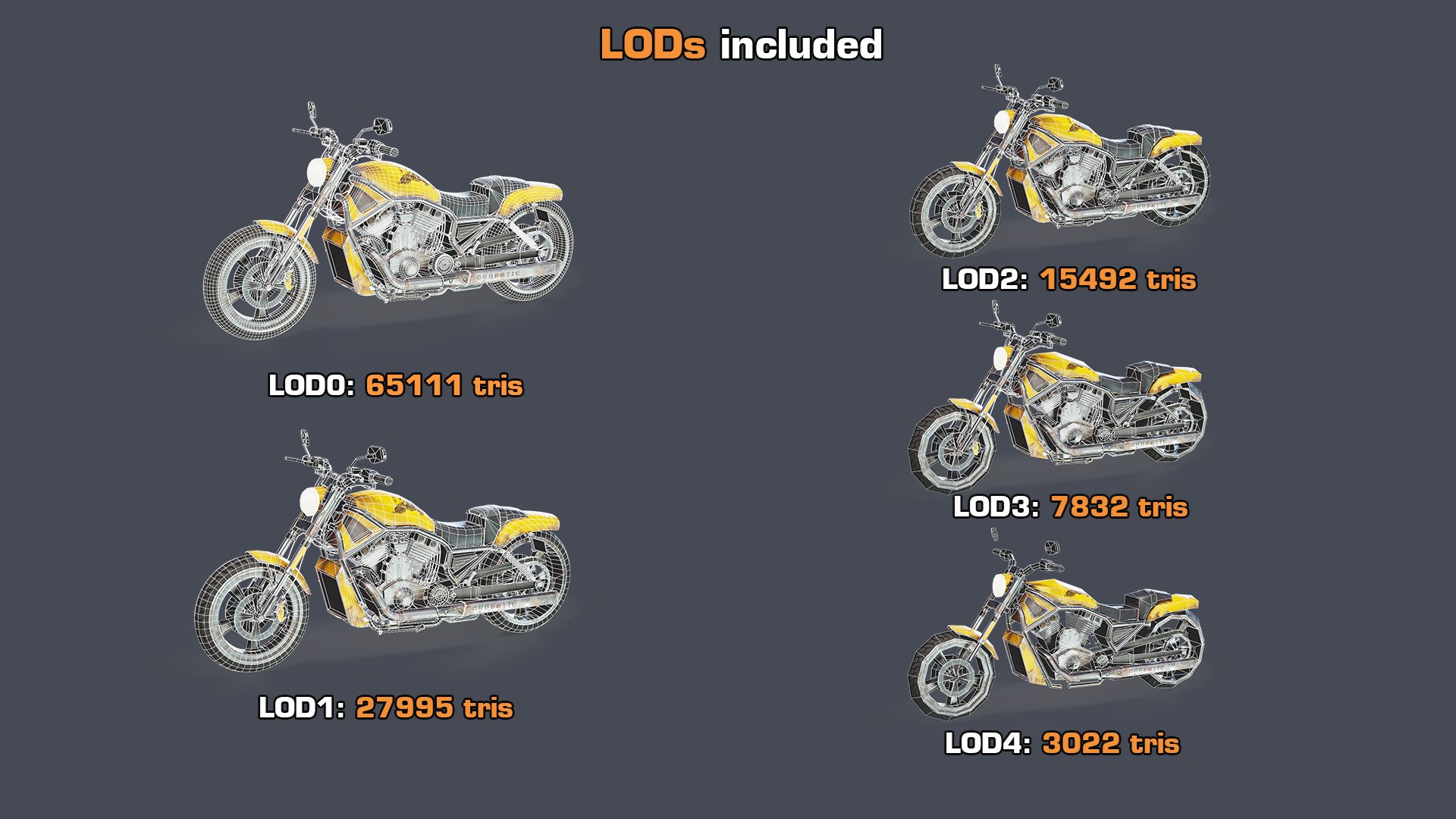 3D Motorcycle Harley Davidson GameReady model https://p.turbosquid.com/ts-thumb/ne/v1EcKY/rU/lods/png/1661630492/1920x1080/fit_q87/ff4469ad8272e4e40a67faea742154dd4dc11fec/lods.jpg