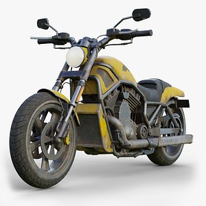 Motorcycle Harley Davidson GameReady LODs