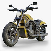Motorcycle Harley Davidson GameReady LODs