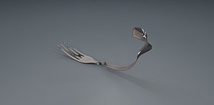 table fork 3d c4d