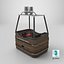 Hot Air Balloon Gondola 3D model