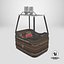 Hot Air Balloon Gondola 3D model