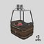 Hot Air Balloon Gondola 3D model