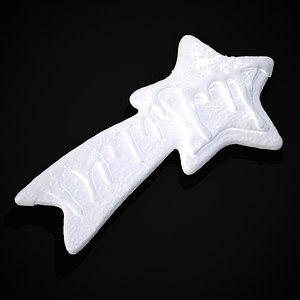 Shooting Star Icing Jelly Cookie 3D Print 3D