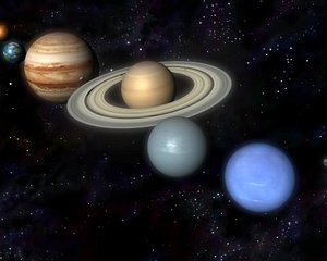 Realistic solar system planets