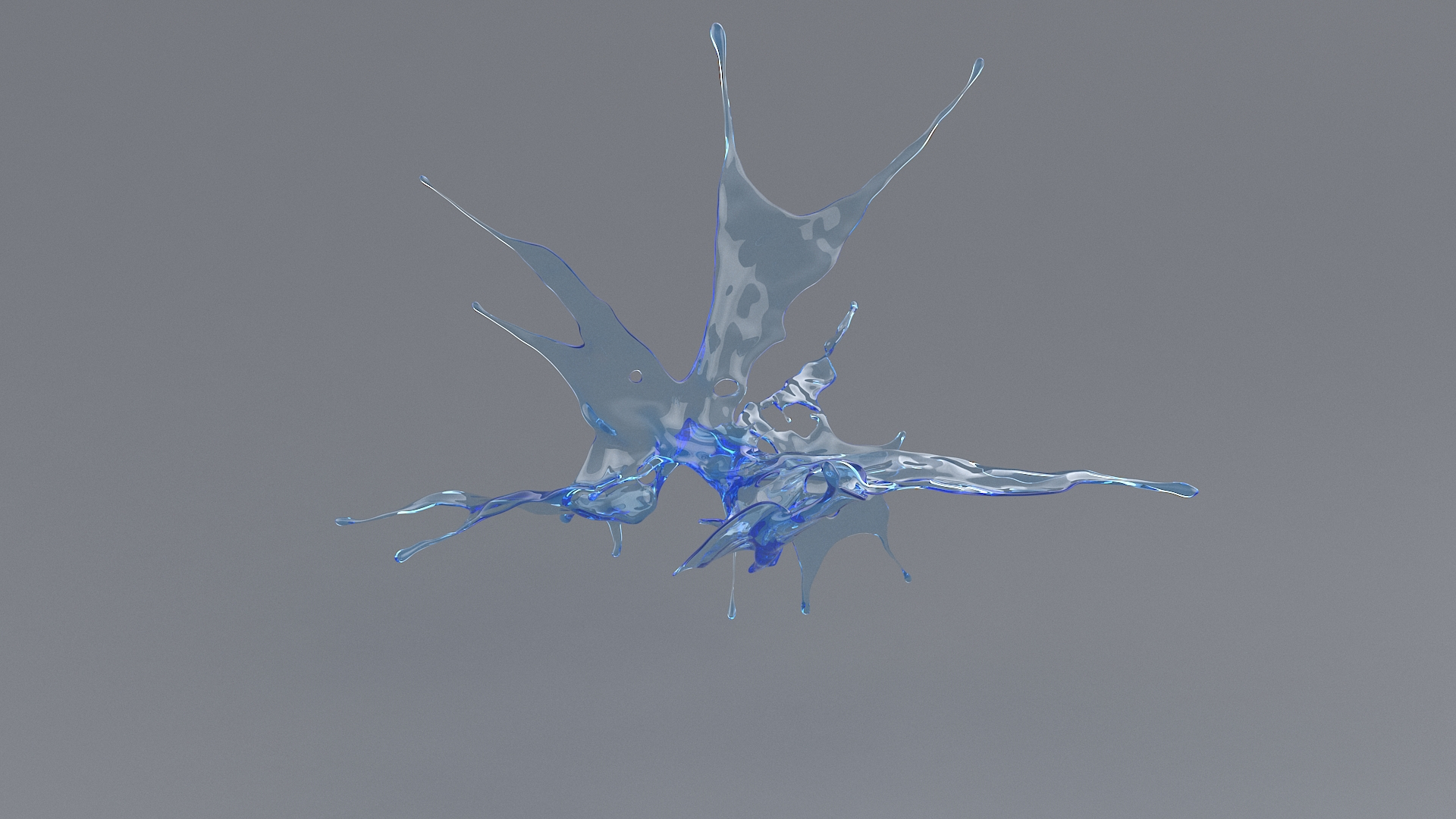 Splash Flat 09 3D - TurboSquid 1718115