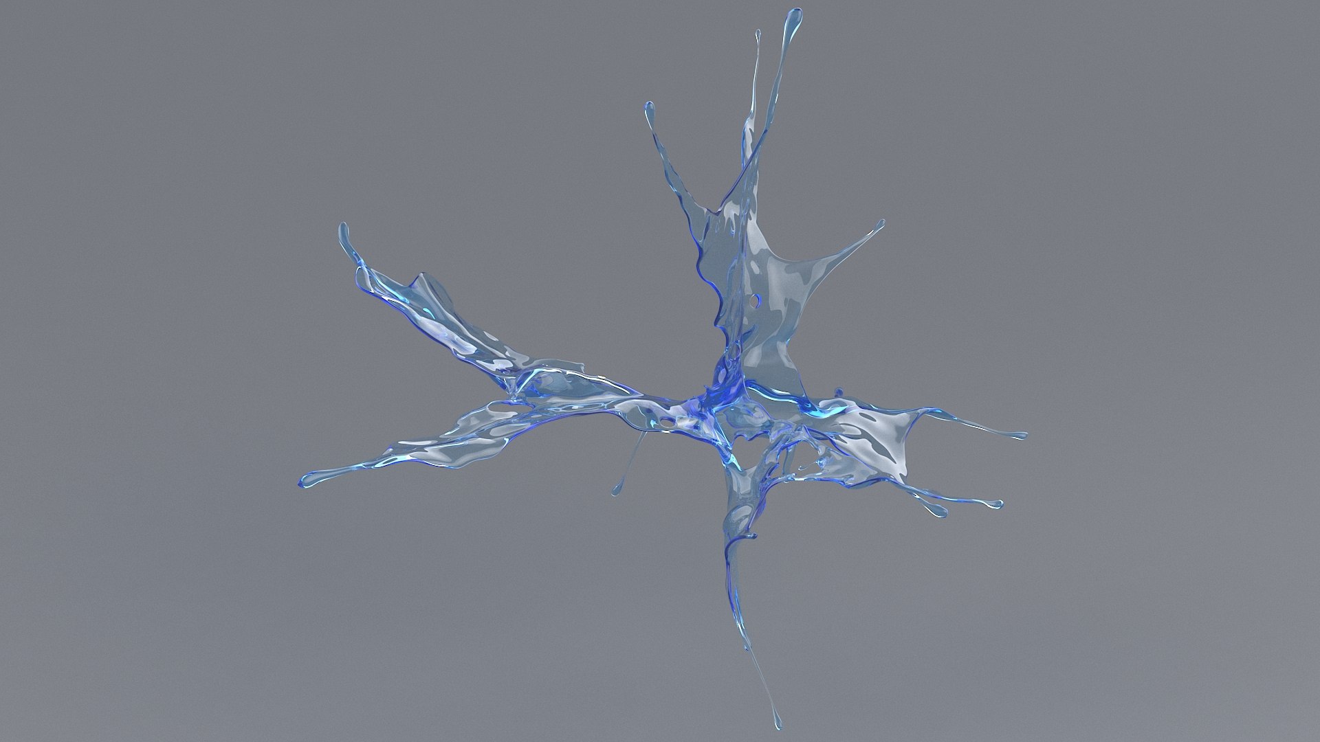 Splash Flat 09 3D - TurboSquid 1718115
