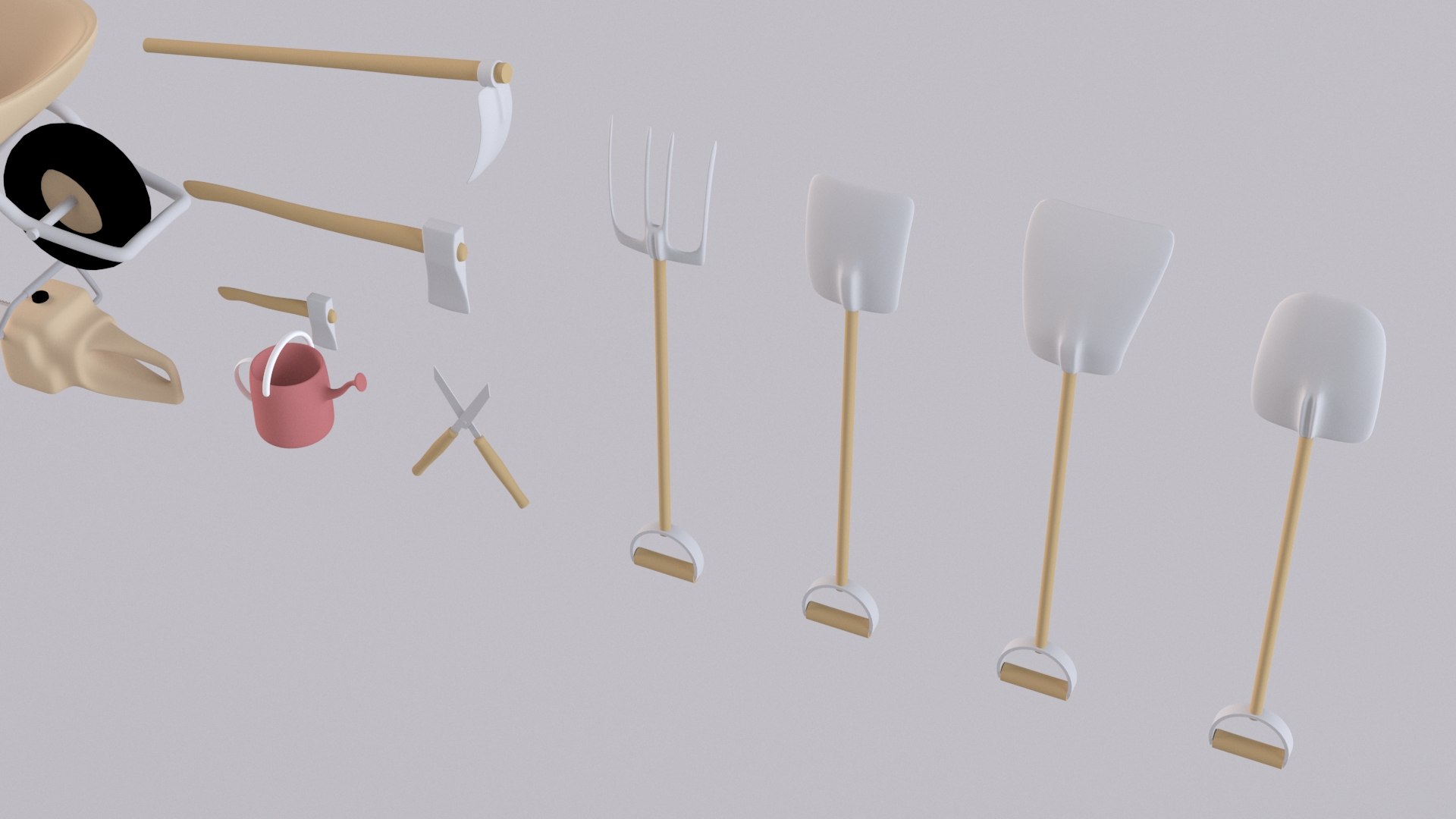 3D Farm Tool Model - TurboSquid 1650586