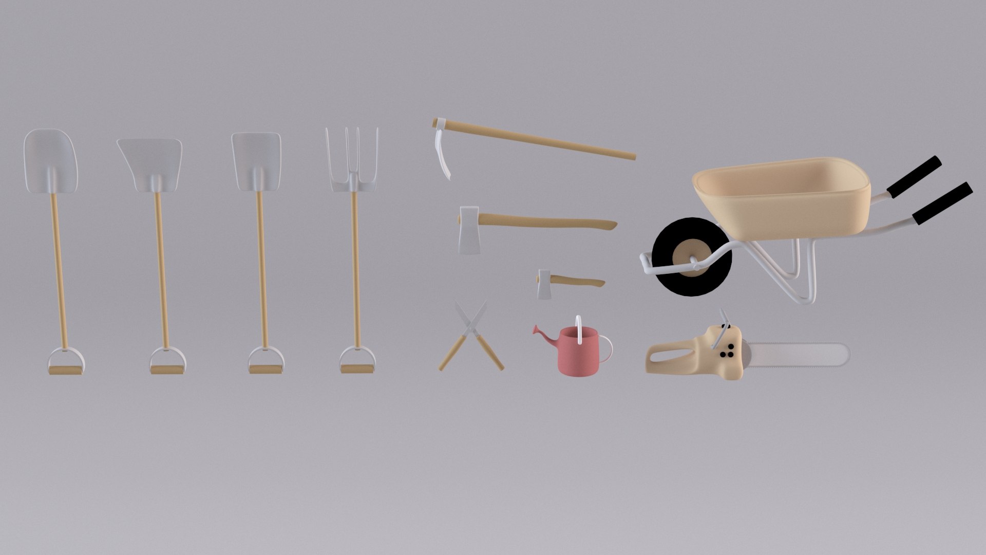 3D farm tool model - TurboSquid 1650586