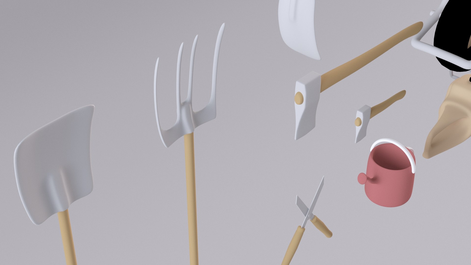 3D Farm Tool Model - TurboSquid 1650586