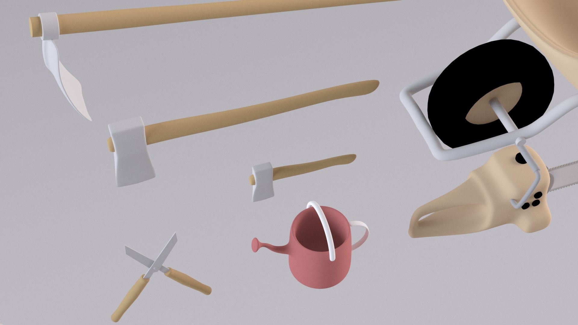 3D Farm Tool Model - TurboSquid 1650586
