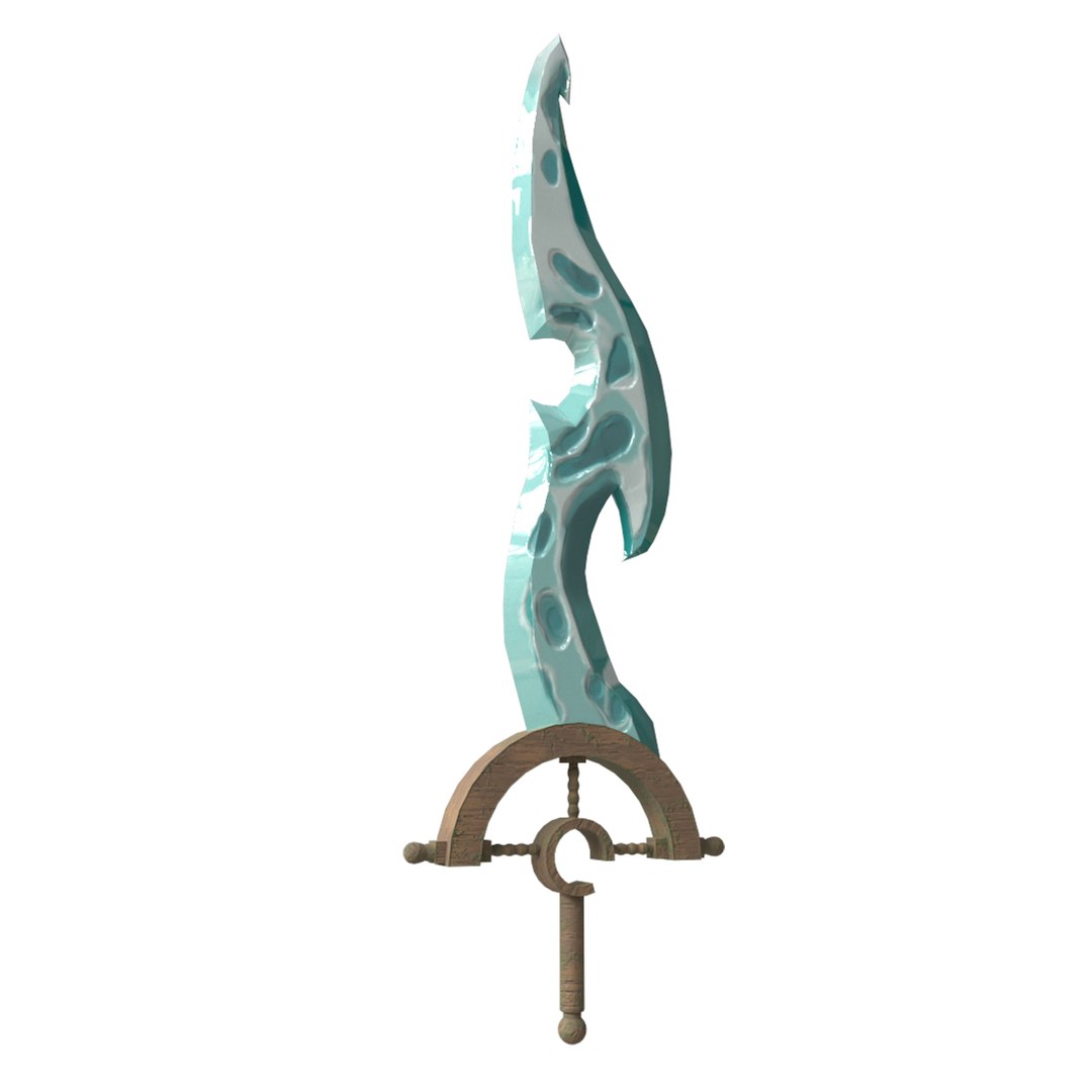 Stylized Sea Sword 3D Model - TurboSquid 2270368