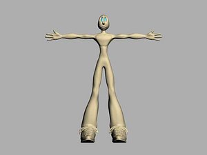 rigged character 3ds