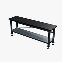Steel Assembly Workbench 2250x550mm Configuration 10