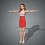 Miley Cyrus Character 3D Model Low Poly