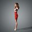 Miley Cyrus Character 3D Model Low Poly