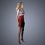 Miley Cyrus Character 3D Model Low Poly