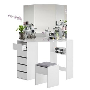 3D model makeup dressing corner table