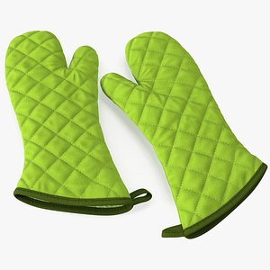 3D Kitchen Linen Gloves