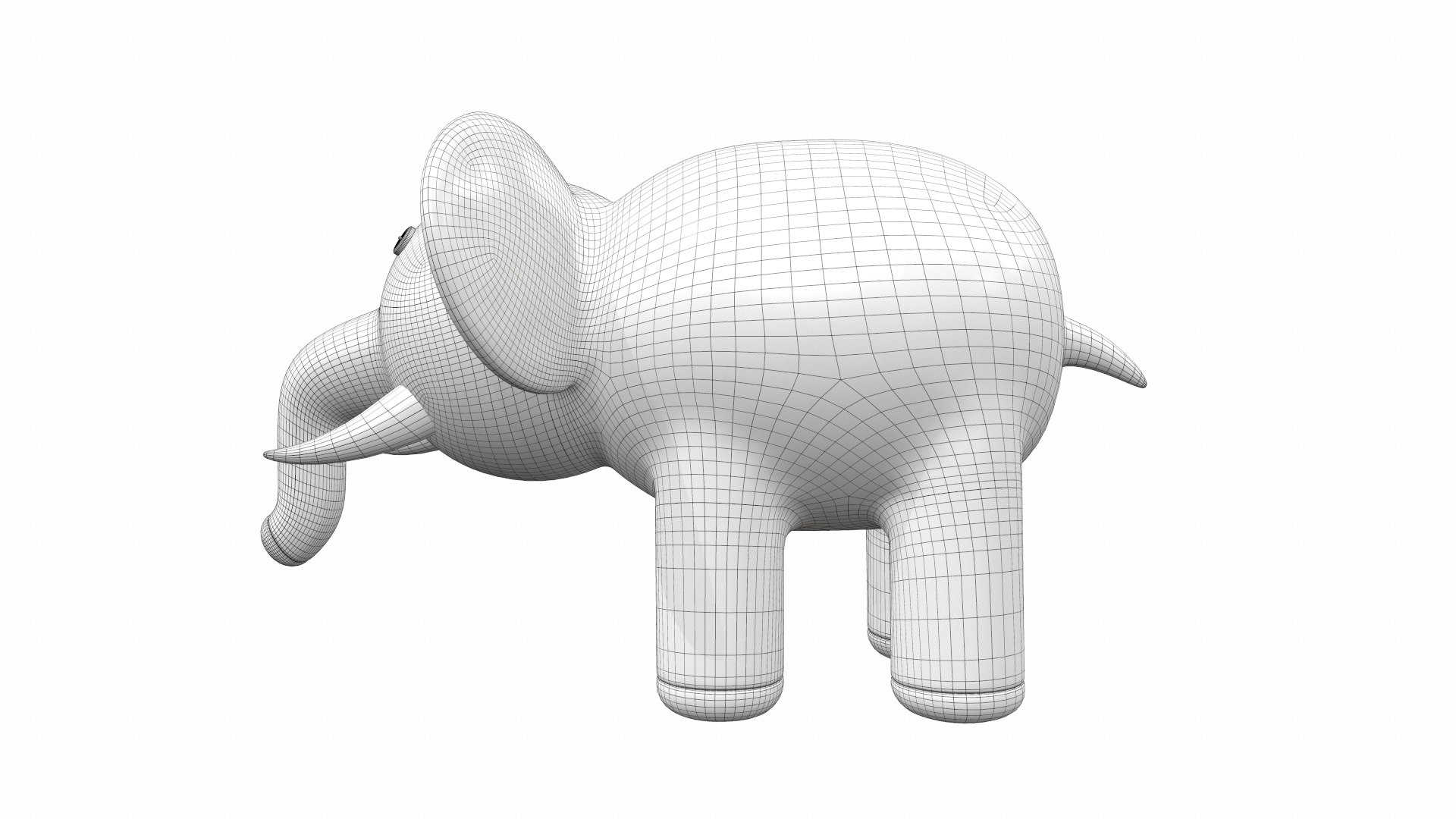 3D Plush Toy Elephant 4 TurboSquid 2109706