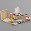 Fast Food zum Mitnehmen Niedrig G44