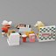 Fast Food zum Mitnehmen Niedrig G44