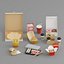 Fast Food zum Mitnehmen Niedrig G44