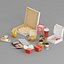 Fast Food zum Mitnehmen Niedrig G44