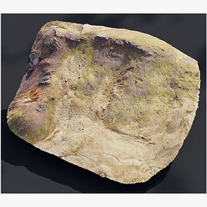 Rough Mountain Slope - 3D PBR Model