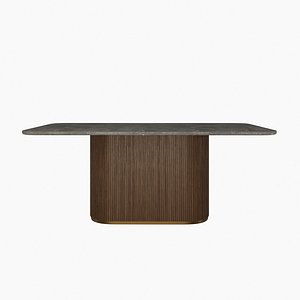 3D Finnley Dining Table by Arhaus model