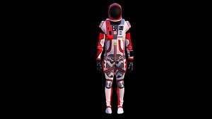 Astronaut Spacesuit Canada 3D
