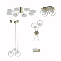 Ceiling chandelier Lussole set